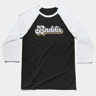 Baddie Retro Vintage Baseball T-Shirt